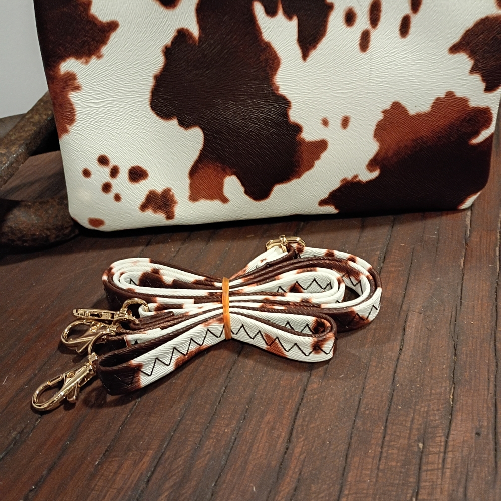 Cow Print Women's Bag